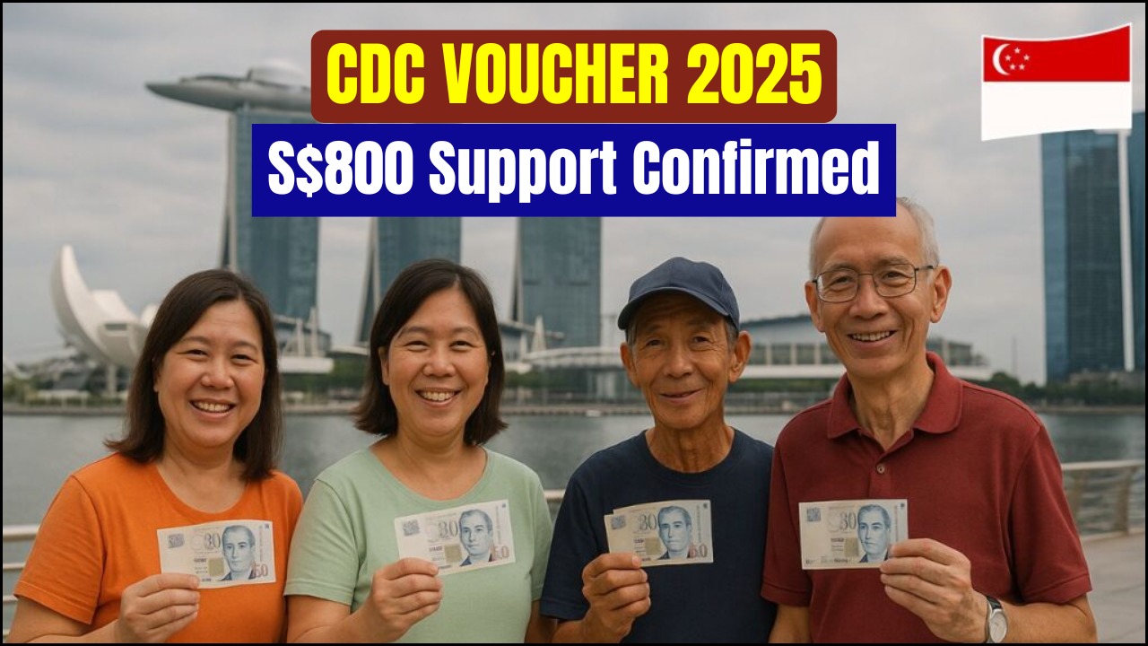CDC Voucher 2025: Singaporean Households to Receive S$800 Support