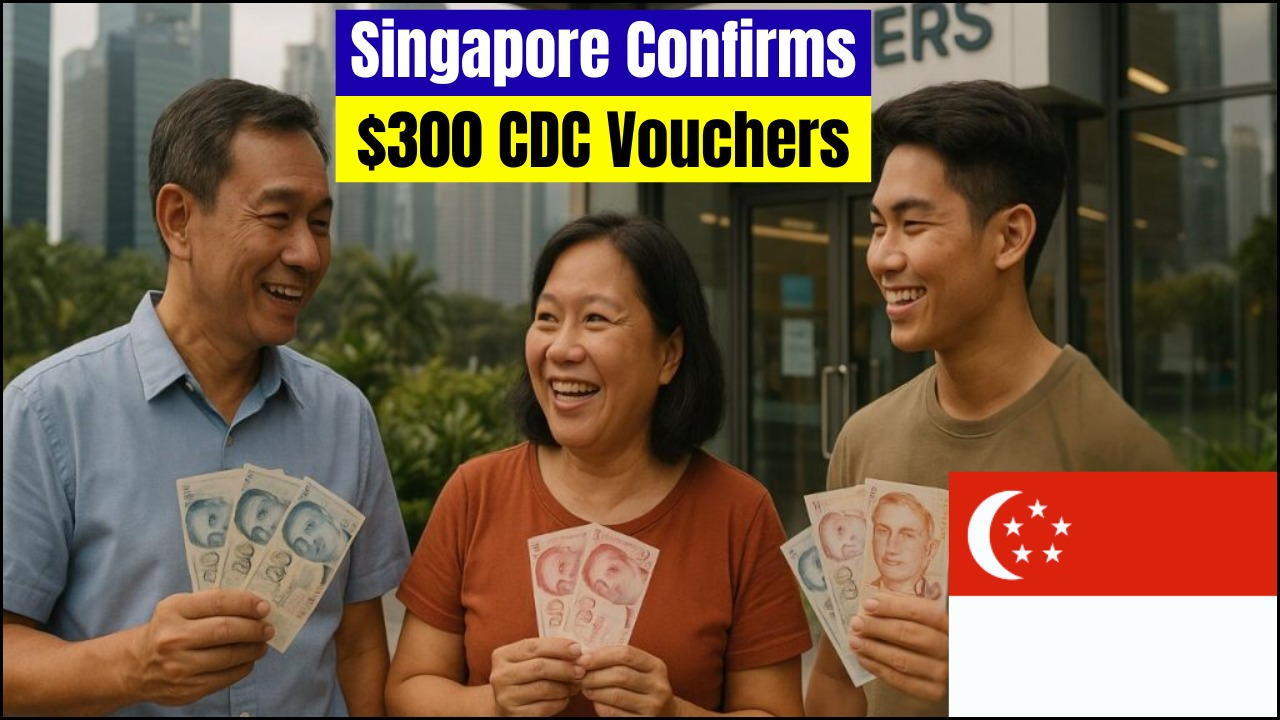 Singapore 2025 Household Relief: $300 CDC Vouchers and Up to $850 GST Support Confirmed for Eligible Recipients